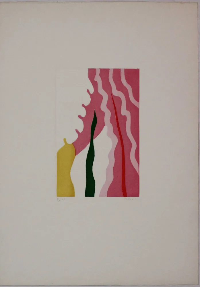 Aguafuerte Y Aguatinta Turcato - L'absente