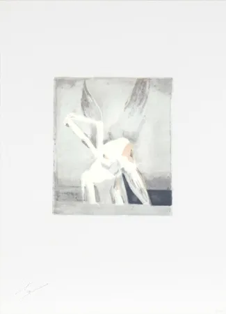 Litografía Tuymans - Angel