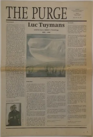 Libro Ilustrado Tuymans - The Purge – schilderijen / Bilder / Paintings 1991 - 1998