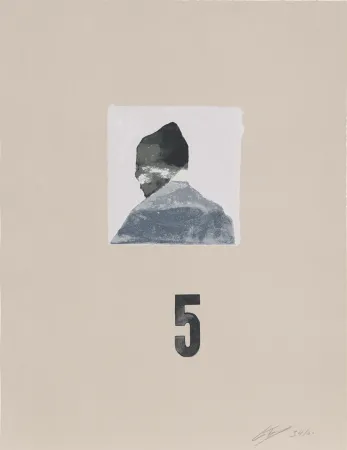 Serigrafía Tuymans - Zelfportret (1982)