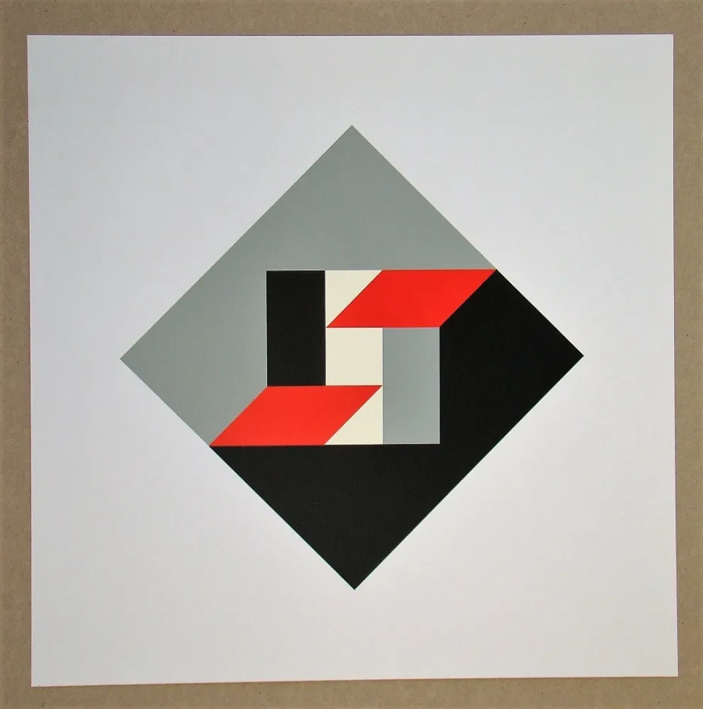 Serigrafía Twardzik - Konkrete Komposition