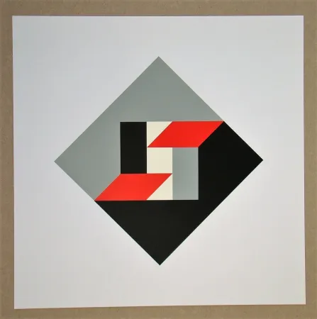 Serigrafía Twardzik - Konkrete Komposition