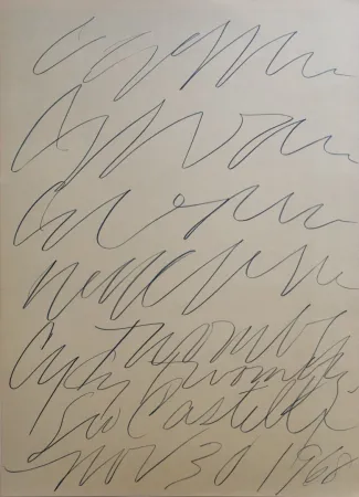 Litografía Twombly - 