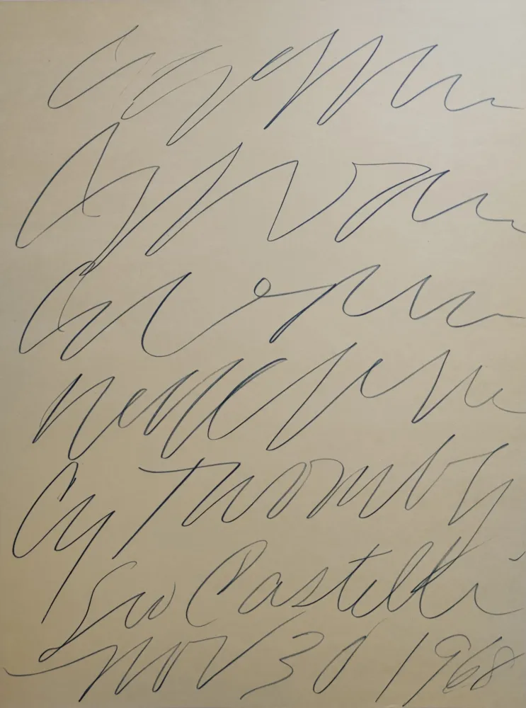 Litografía Twombly - 