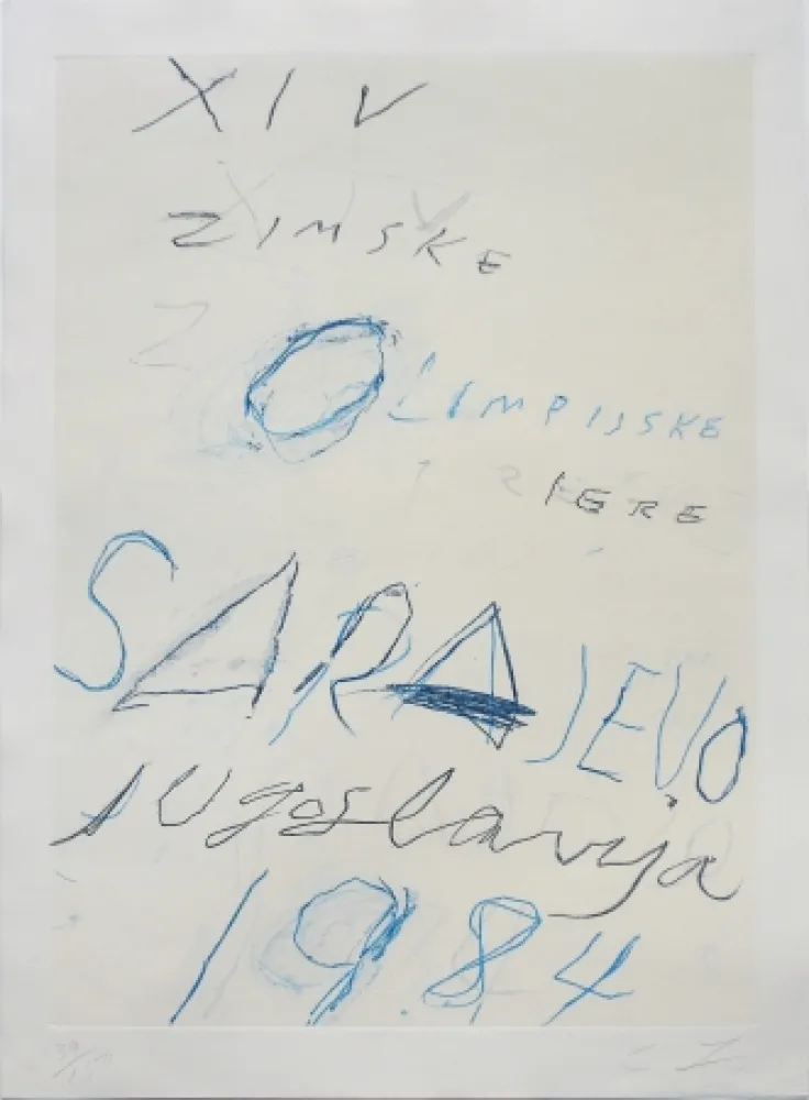Litografía Twombly - Untitled