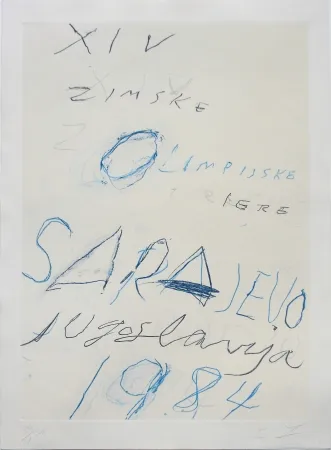 Litografía Twombly - Untitled