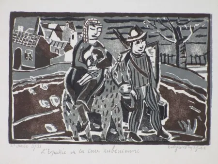 Sin Técnico Tytgat - L'expatrie de la terre rubenienne / Vlucht naar Egypte