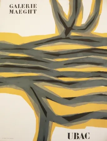Cartel Ubac - Affiche exposition galerie Maeght