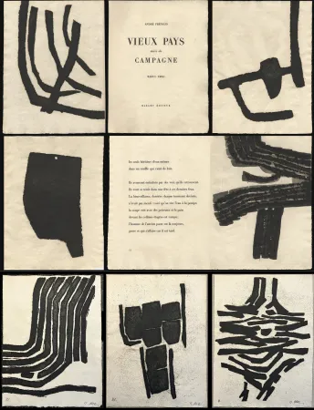 Libro Ilustrado Ubac - André Frénaud. VIEUX PAYS. Avec suite signée et gravures refusées (1967)