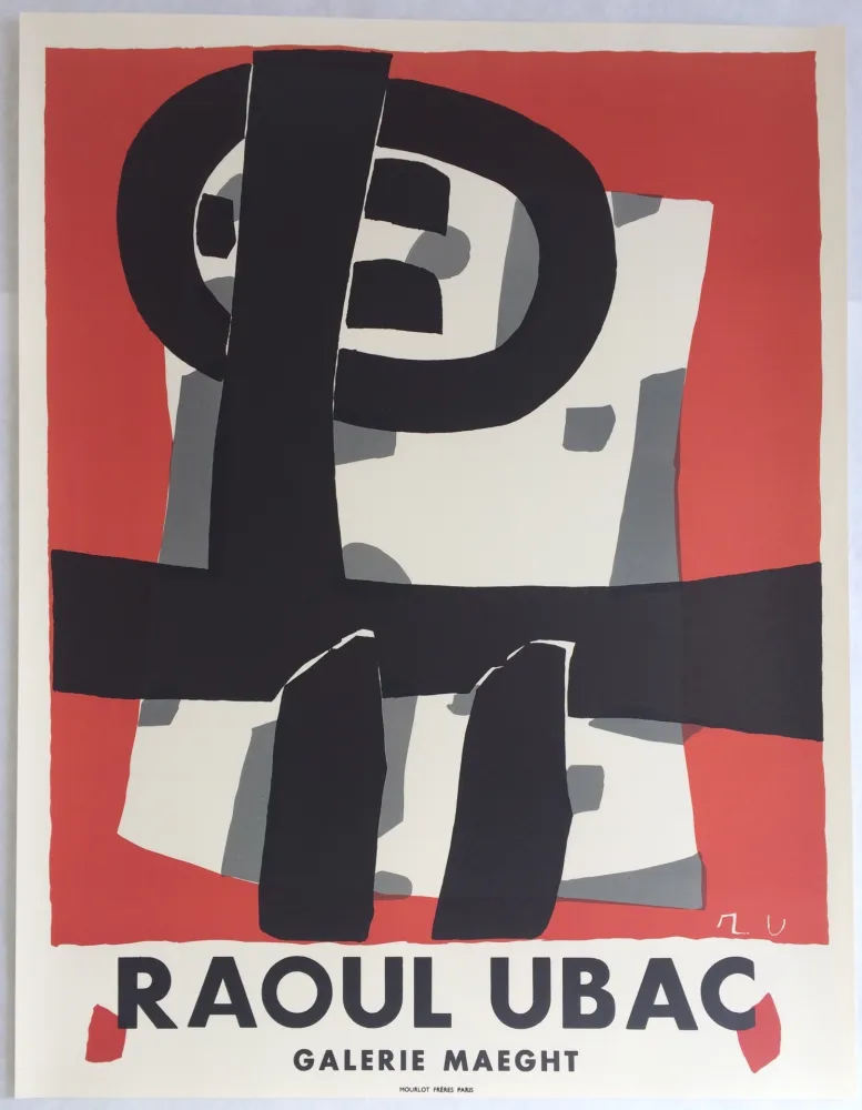 Cartel Ubac -  Galerie Maeght