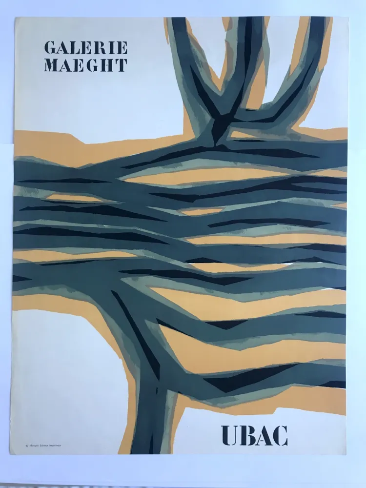 Cartel Ubac - Galerie Maeght