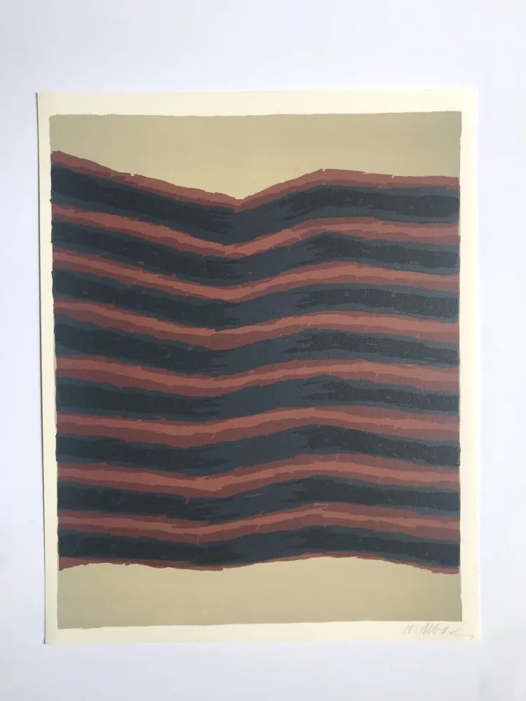 Litografía Ubac - Galeries (La terre IV)