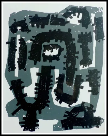 Grabado Ubac - GRAVURE SUR ARDOISE