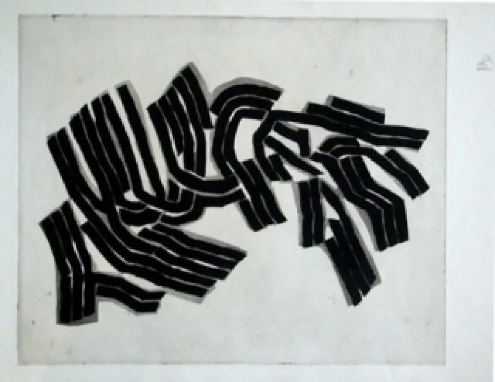 Aguafuerte Y Aguatinta Ubac - Le pommier impudique 