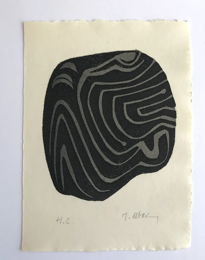 Aguafuerte Ubac - L'herbe déracinée 1