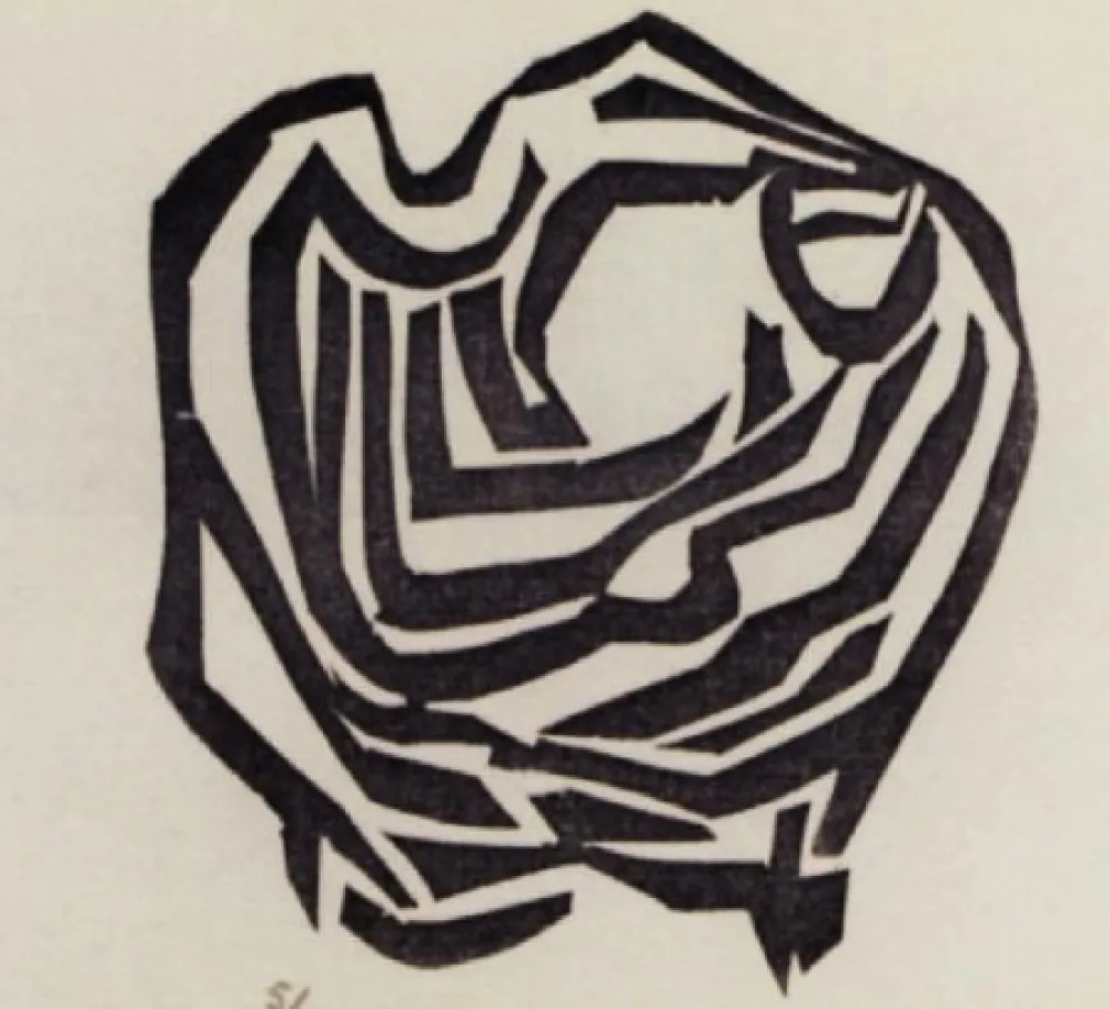 Grabado En Madera Ubac - Mines de Rien, Petits Délires