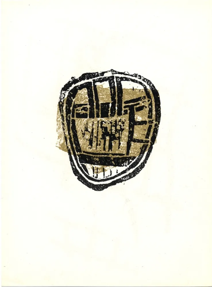 Litografía Ubac - Old man's poems