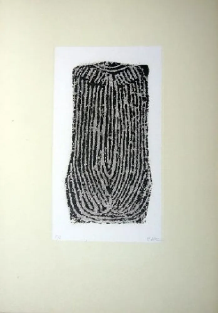 Aguafuerte Ubac - Planche de la suite proximité du murmure