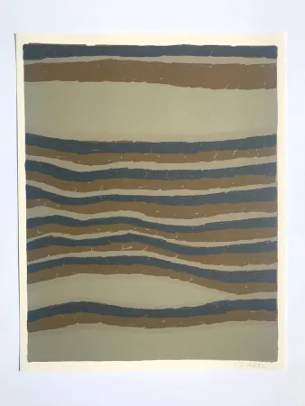 Litografía Ubac - Routes (la Terre III)