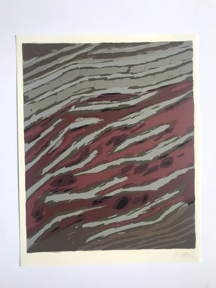 Litografía Ubac - Terrassements (La terre II)