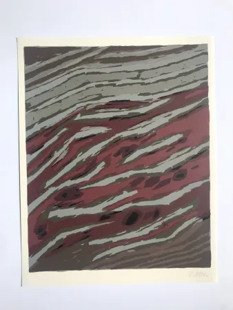 Litografía Ubac - Terrassements (La terre II)