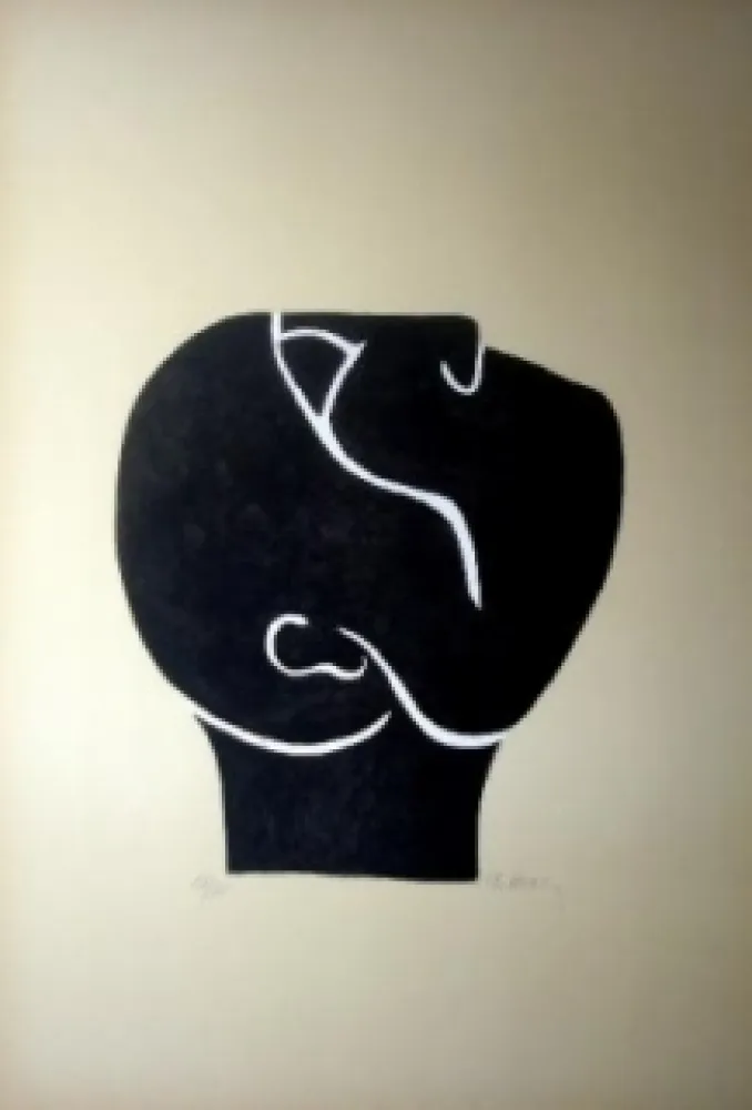 Litografía Ubac - Tête levée