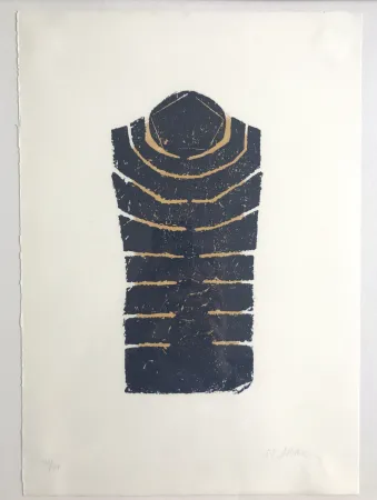 Litografía Ubac - Torse