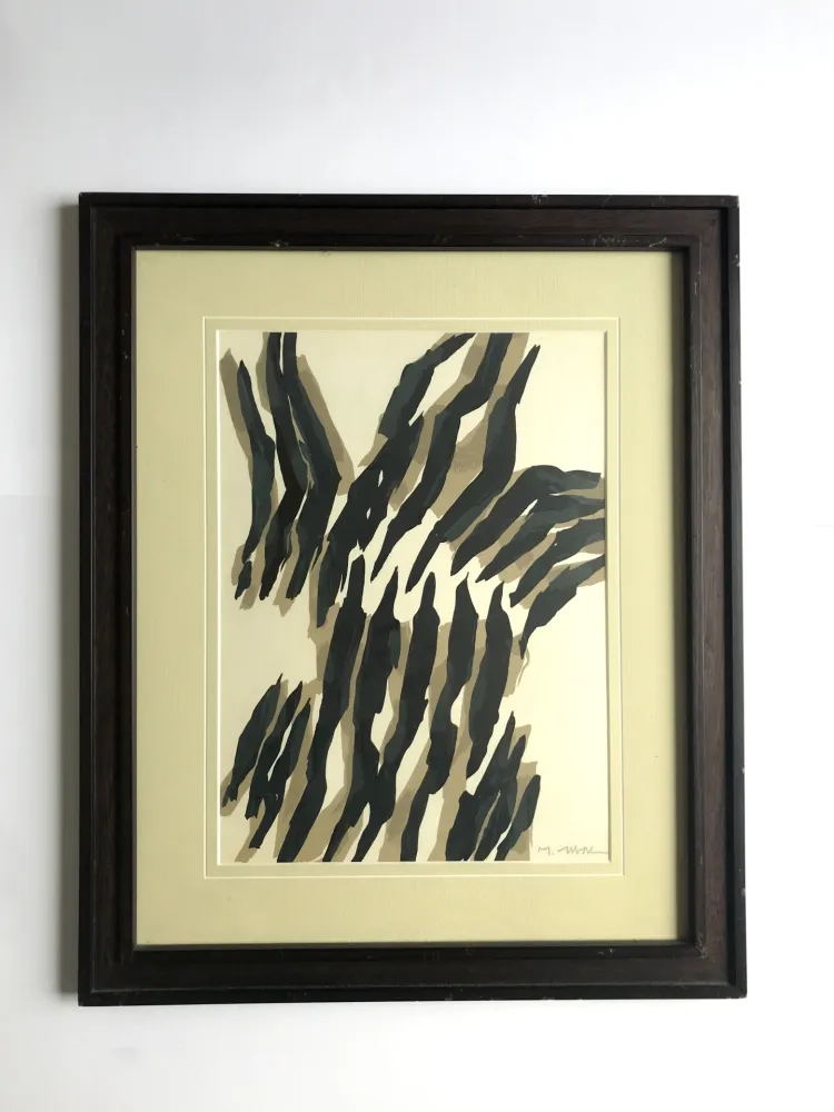 Litografía Ubac -  Torses élémentaires