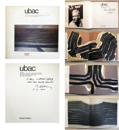 Libro Ilustrado Ubac - UBAC. Monographie dédicacée par l'artiste (Maeght 1970)