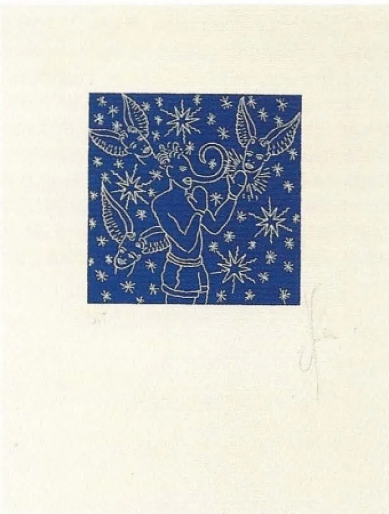 Litografía Ucles - Barallar-se amb la consciència