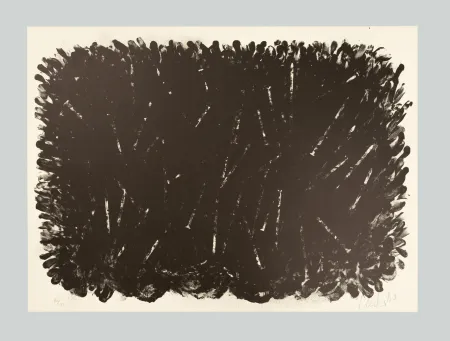 Litografía Uecker - Bewegung