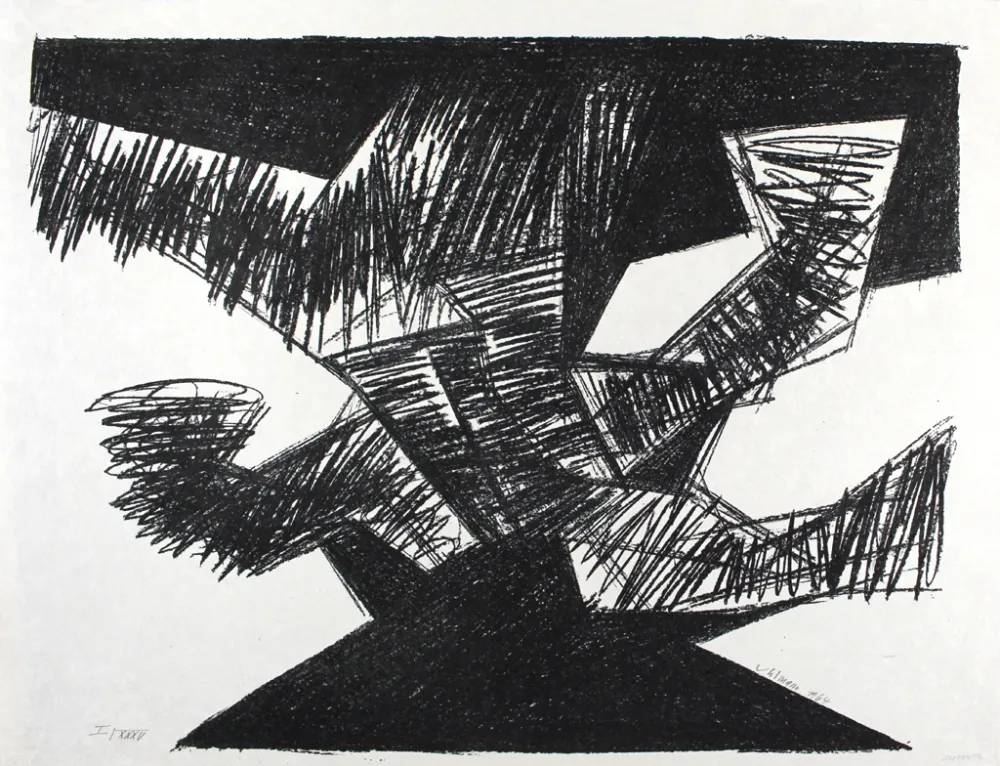 Litografía Uhlmann - Erregt