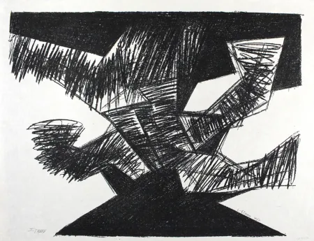 Litografía Uhlmann - Erregt