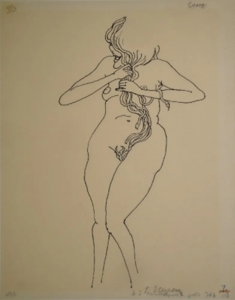 Sin Técnico Ungerer - Medusa mit Schlangenhaar