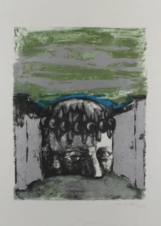 Litografía Vacchi - Selbstbildnis / Self-Portrait