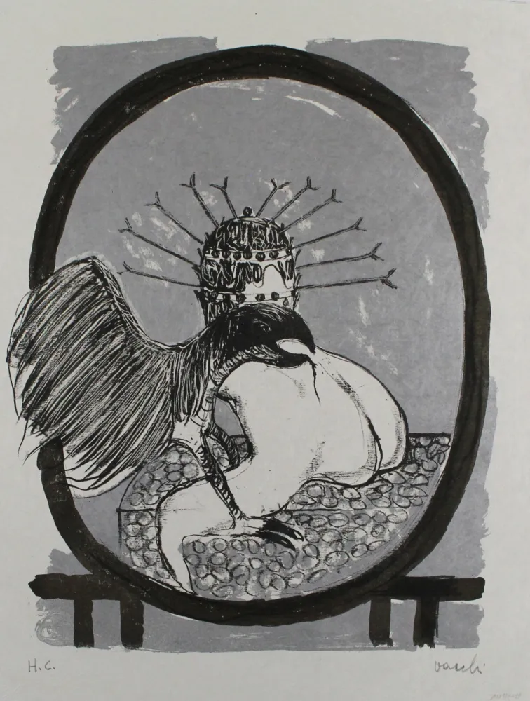 Litografía Vacchi - Studio per La Celebrazione