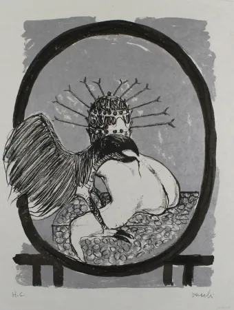 Litografía Vacchi - Studio per La Celebrazione