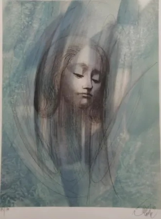 Litografía Valadie - Fortunata