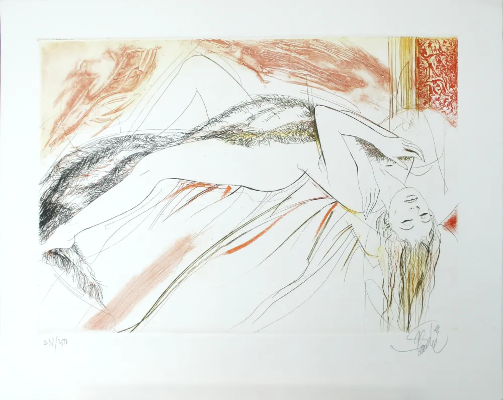 Aguatinta Valadie - La Paresse