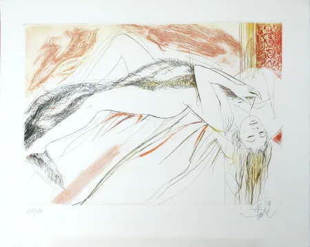 Aguatinta Valadie - La Paresse