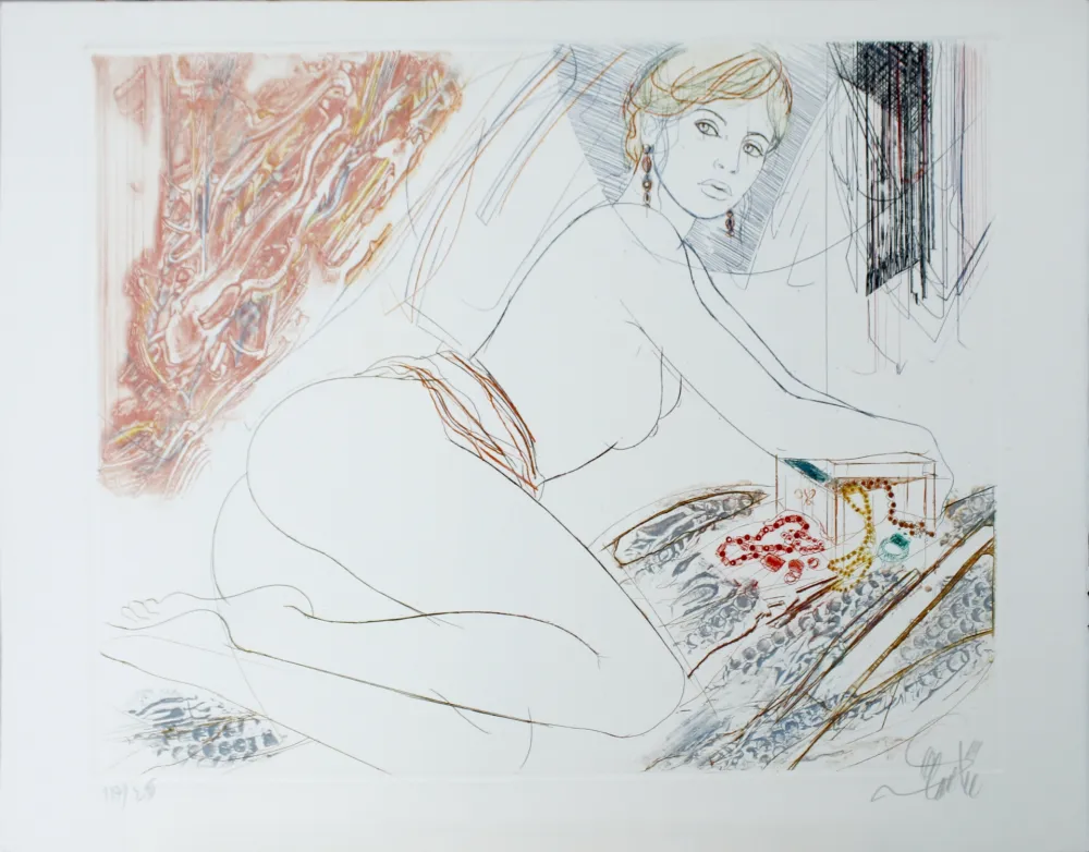 Aguatinta Valadie - L'Avarice