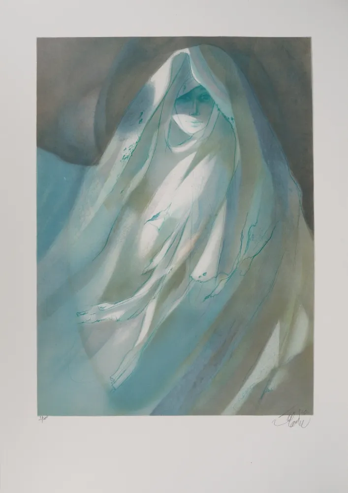 Litografía Valadie - Le fantôme