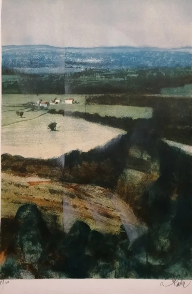 Litografía Valadie - Le Plateau de Millevaches - Limousin