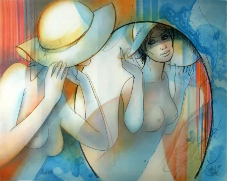 Litografía Valadie - L'Orgueil