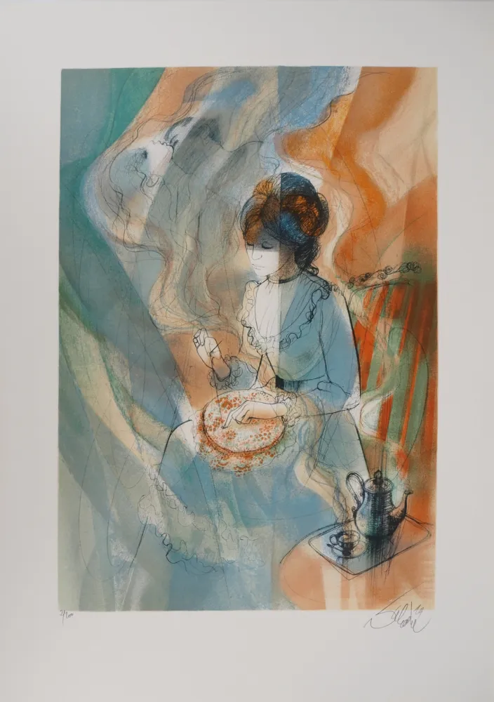 Litografía Valadie - Pénélope