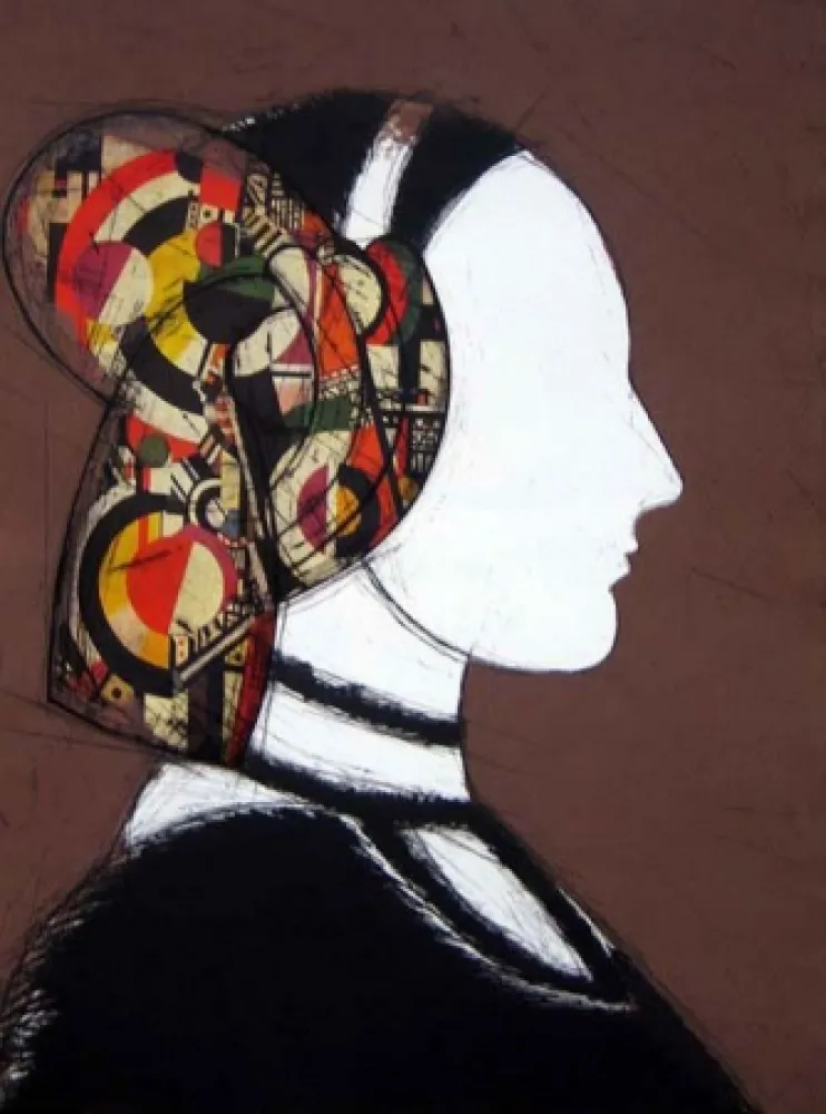 Aguafuerte Y Aguatinta Valdés - Dama