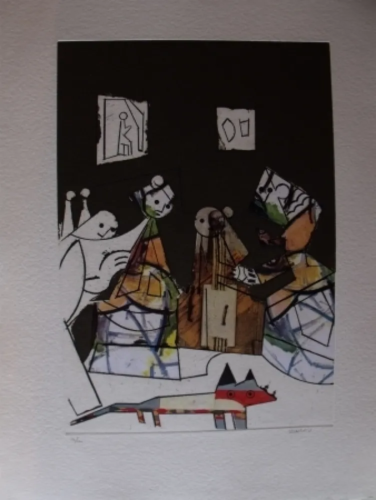 Aguafuerte Y Aguatinta Valdés - Manolo Valdés 