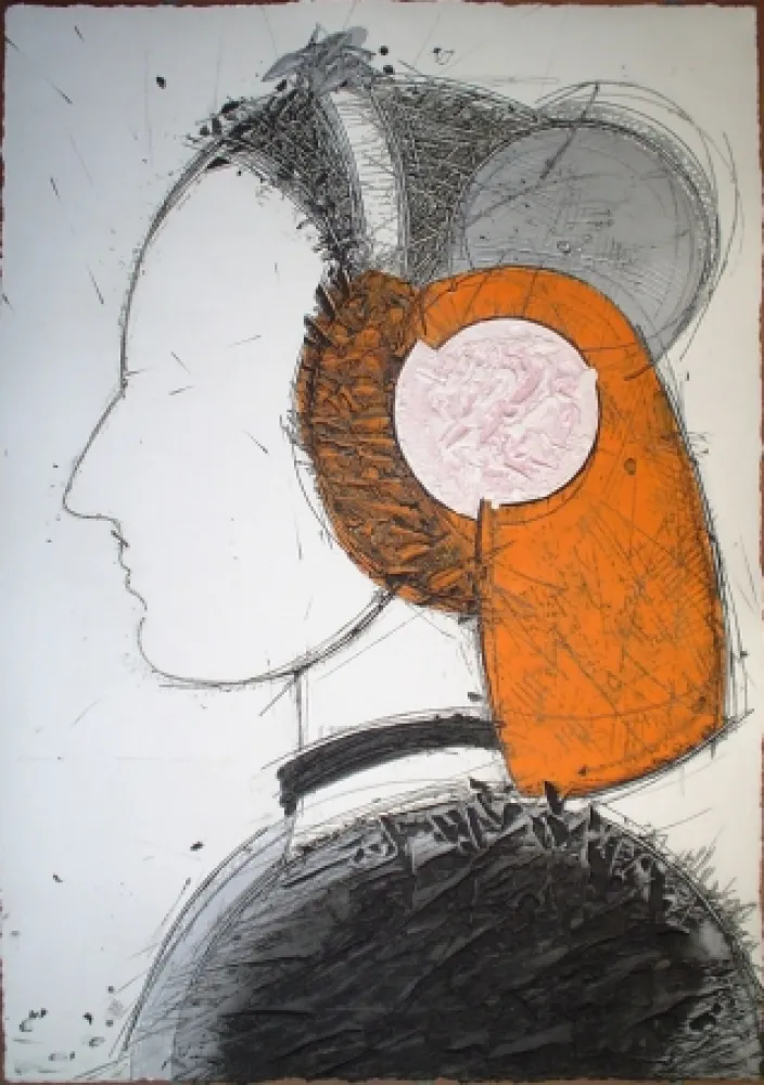 Grabado Valdés - Perfil VI