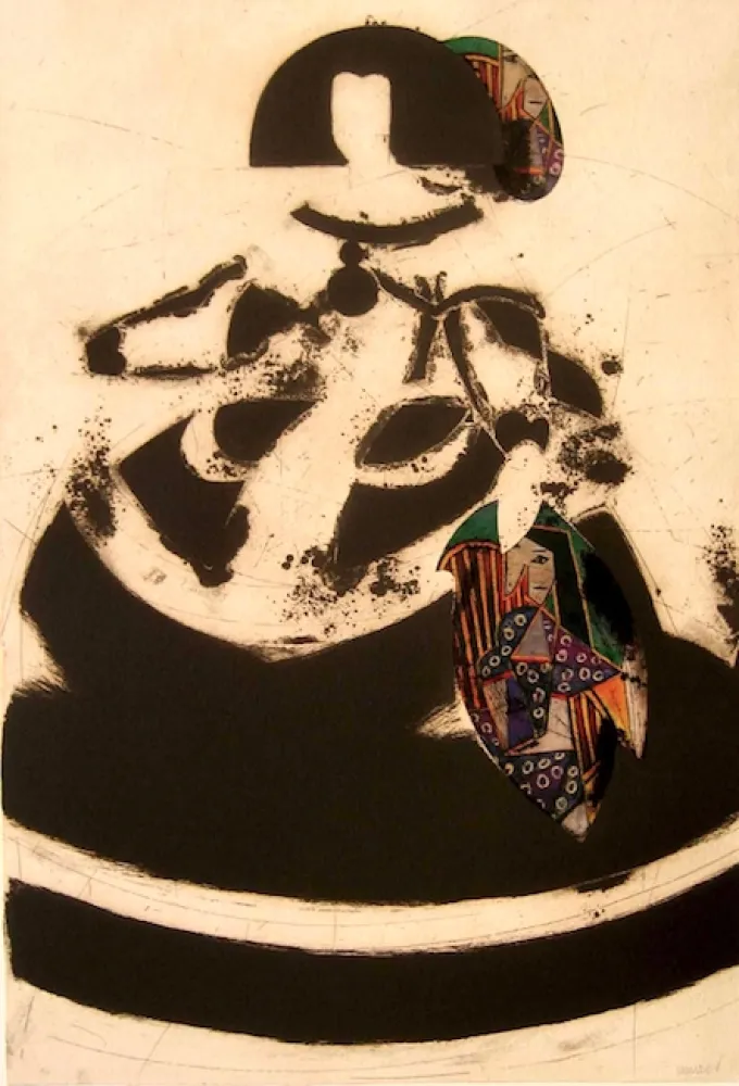 Aguafuerte Y Aguatinta Valdés - Reina Mariana