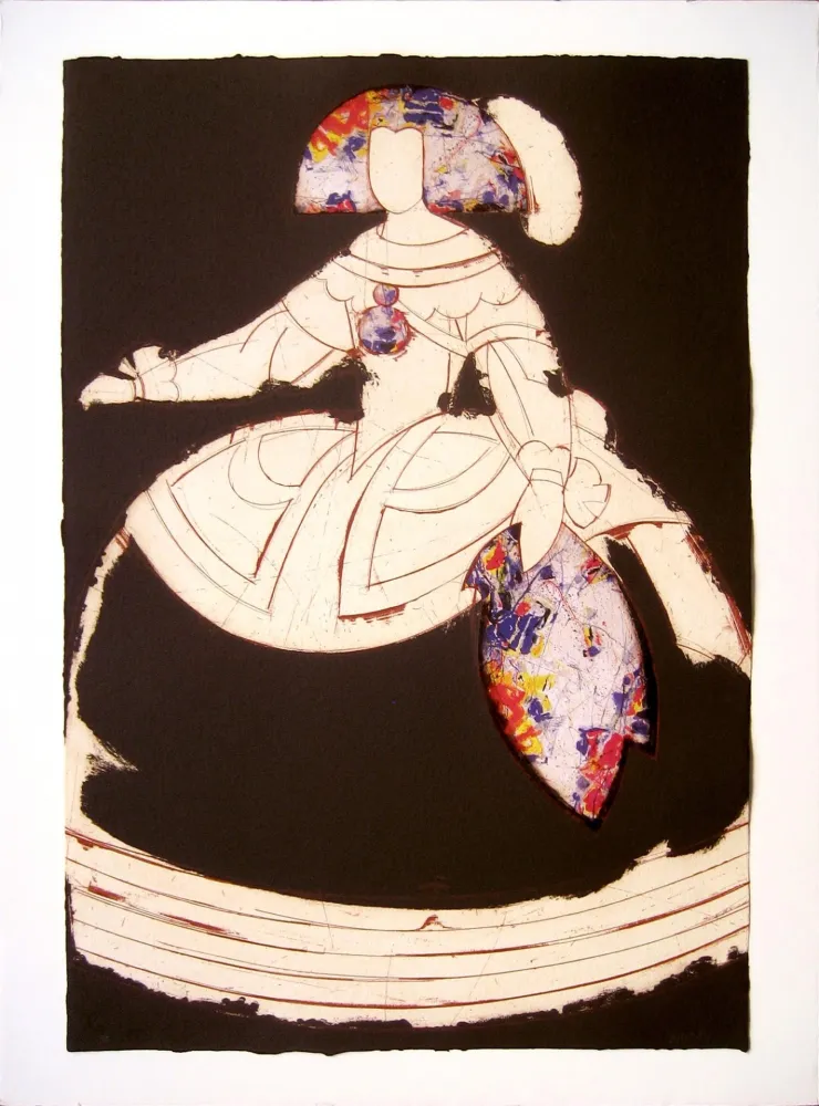 Aguafuerte Y Aguatinta Valdés - Reina Mariana